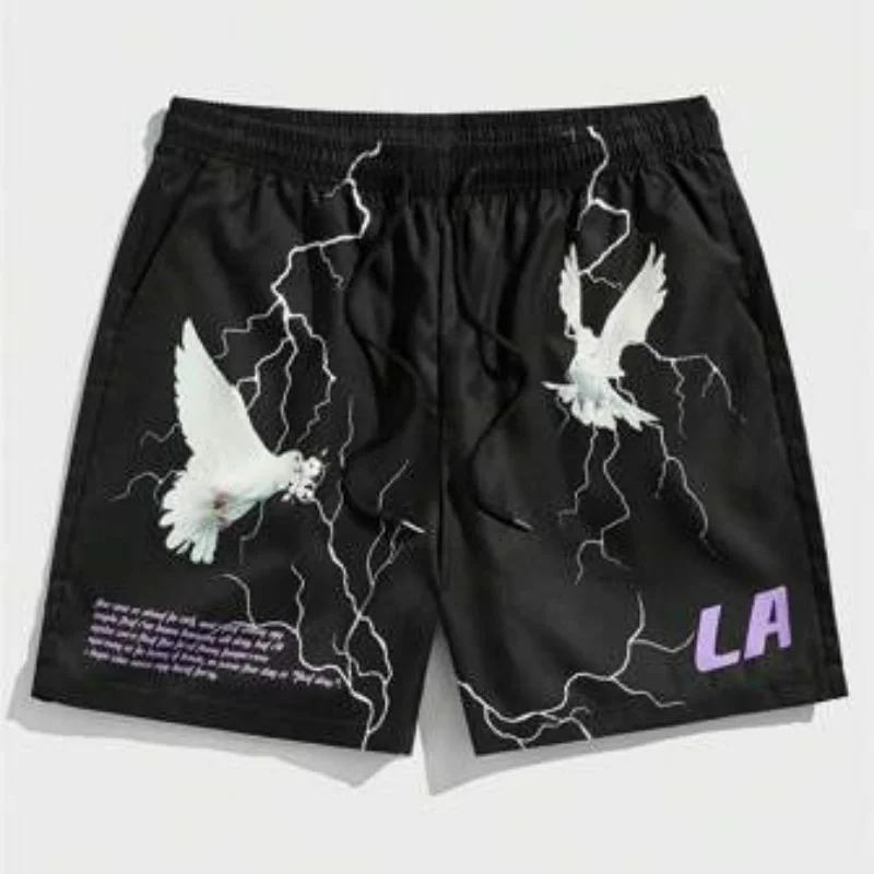 

2025 Summer Hot-selling Trendy Basketball Brand Mesh Shorts Shorts Fashion Fast-drying Adult Children Sports Beach Leisure