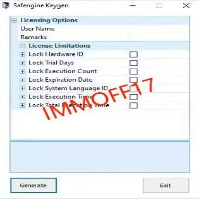 

Newest IMMOFF17 Software with Keygen Unlimited install EDC17 Immo Off Ecu Program NEUROTUNING Immoff 17 and install video guide