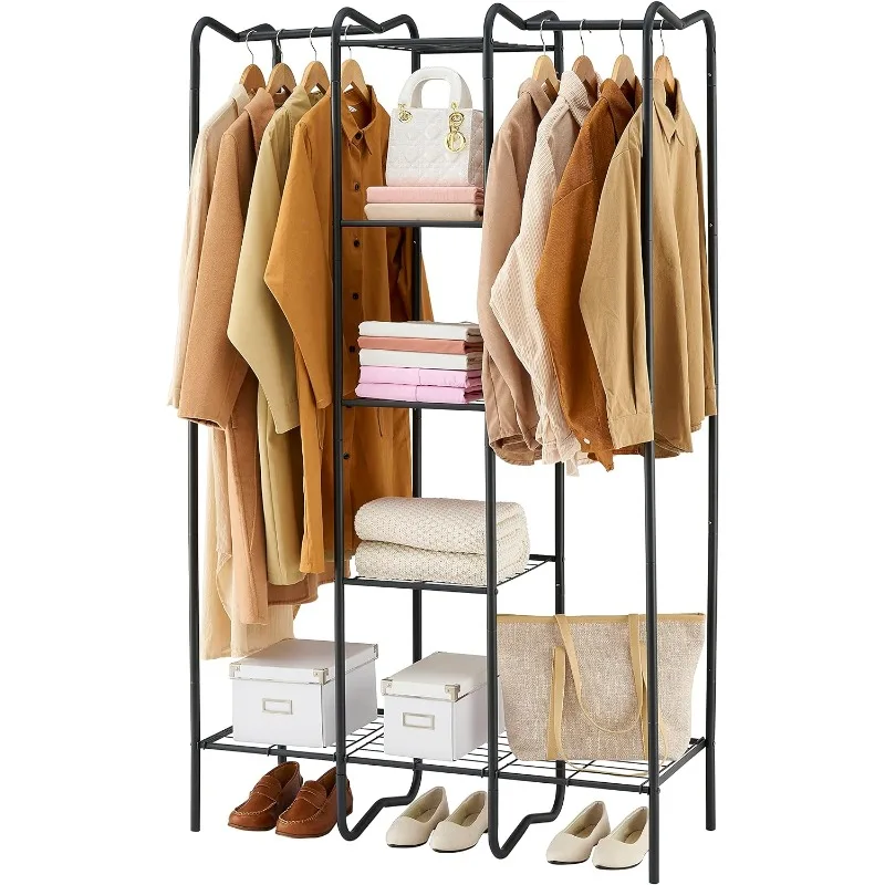 Heavy Duty Metal Wire Shelving Clothes Rack, Large Size 62