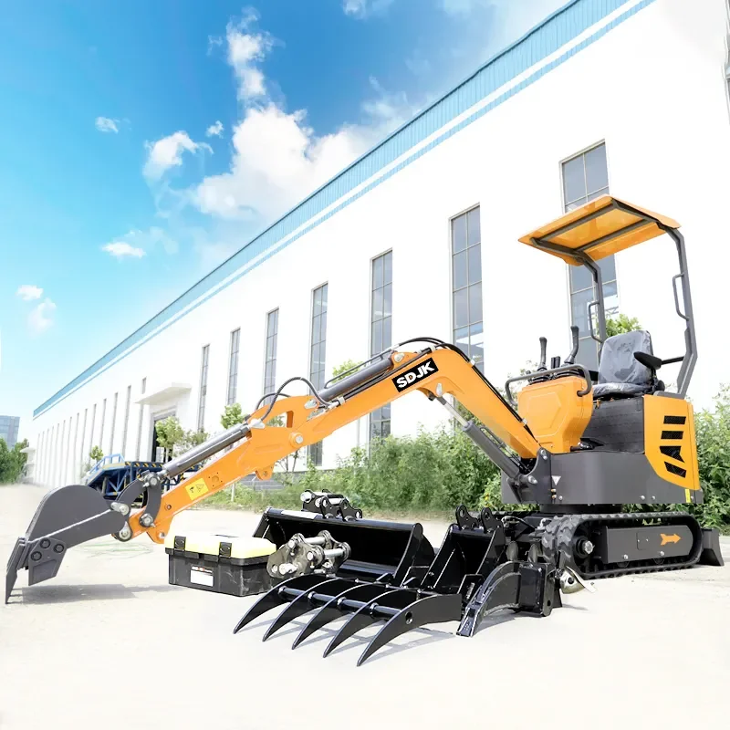 Free Shipping Mini Small Excavators Wholesale MiniBagger Compact Mini Excavator Low Price Multifunctional Mini Digger Excavators