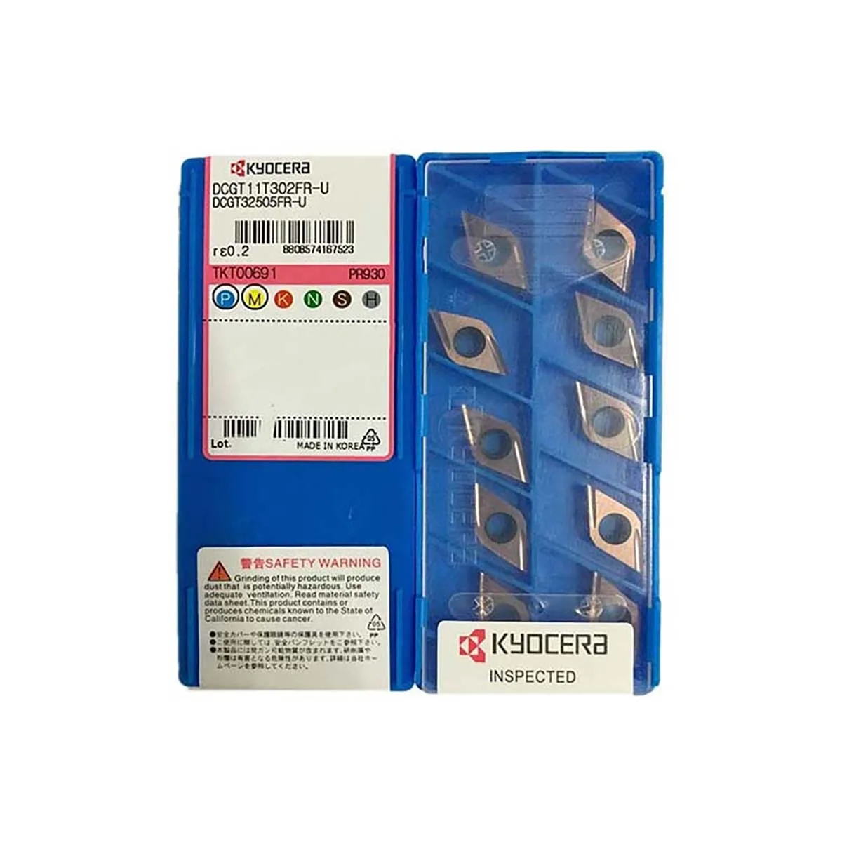 

Original DCGT 0702003FR-U 070201FR-U 070202FR-U 11T3003FR-U 11T301FR-U 11T302FR-U PR930 TN60 55° Diamond Positive Insert