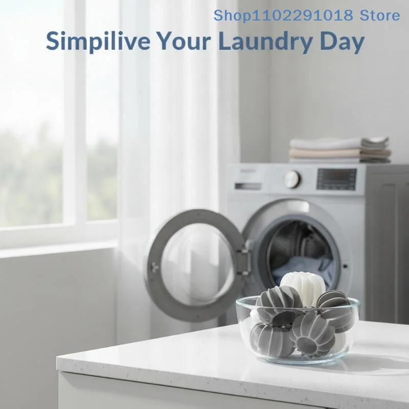 practicalReusable Anti-Tangling Laundry Balls Prevent Clothes Knotting Lint Removal Durable for Household Washing Machines