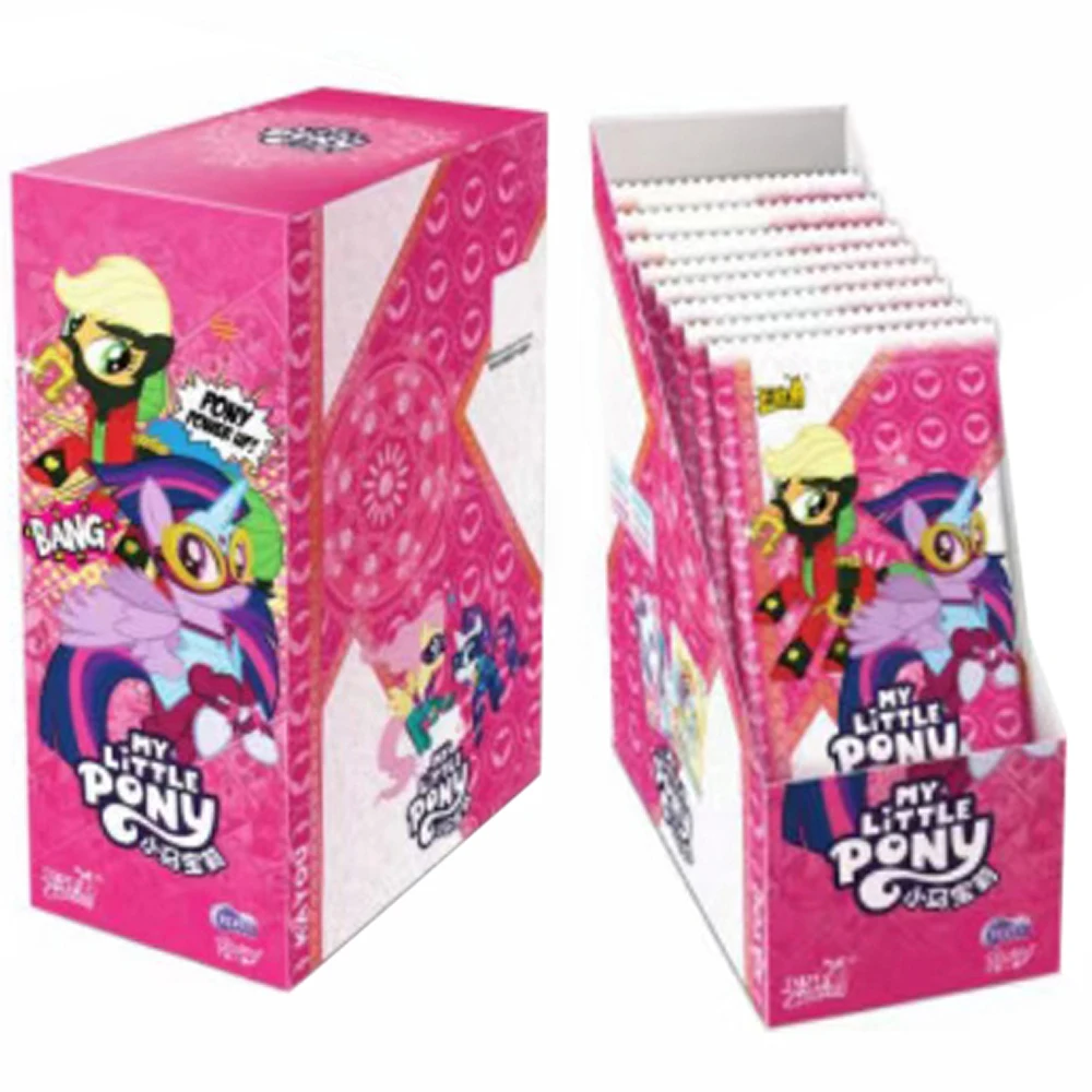 Original My Little Pony Friendship Is Magic Collectible Cards Board Game Original Anime SSP Bronzing Flash Cards Gifts for Kids