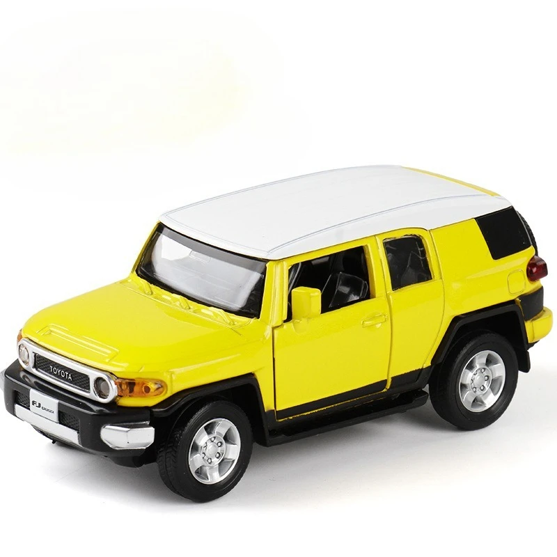 Simulation 1:32 FJ Cruiser alliage voiture modèle son lumière traction métal jouet véhicule enfants garçon cadeau d'anniversaire Miniature Voiture