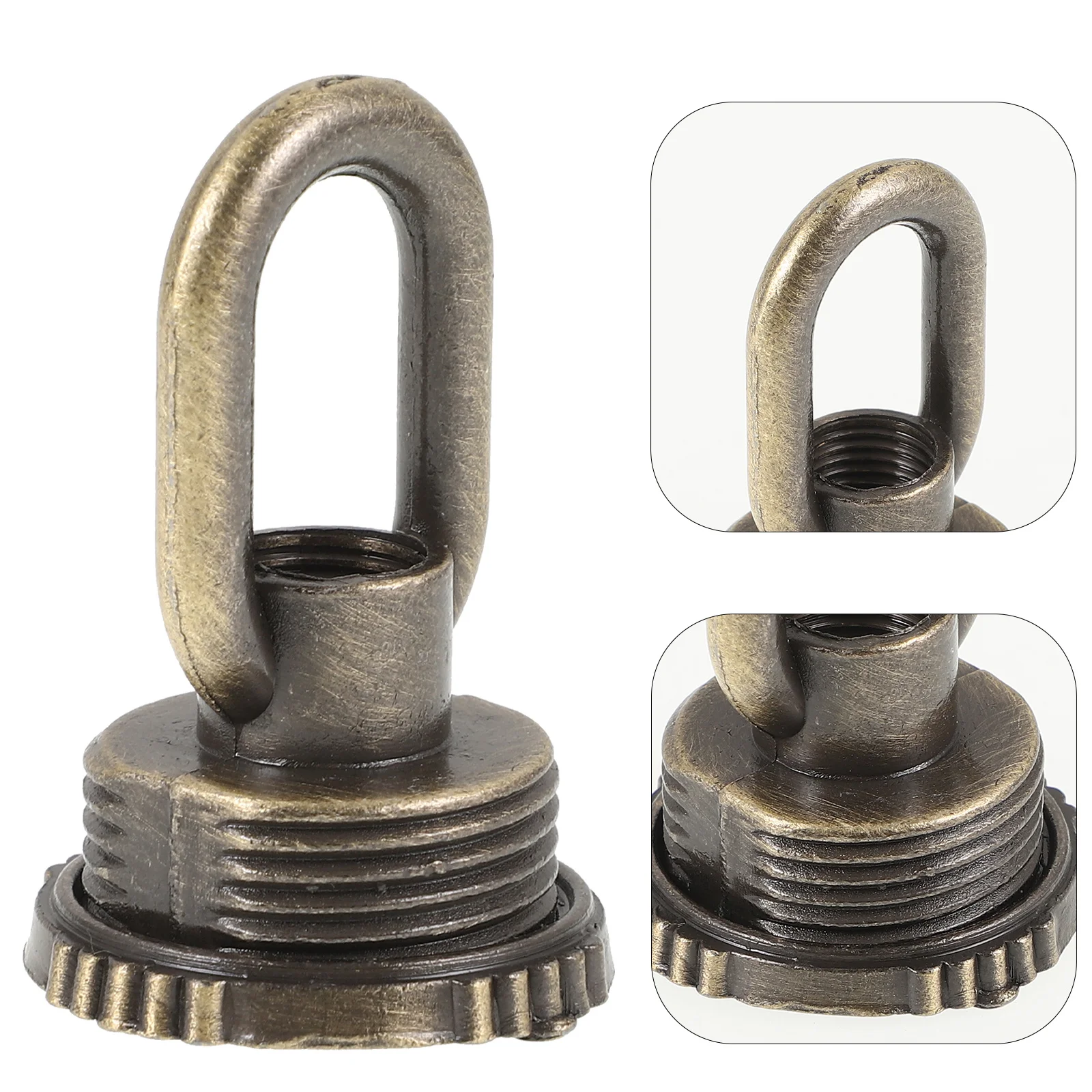 

4pcs Eye Nut For Hanging Lamp Loop Pendant Light Replacement Parts Ceiling Loops Heavy Duty Zinc Alloy Ring Screws Ceiling Hook