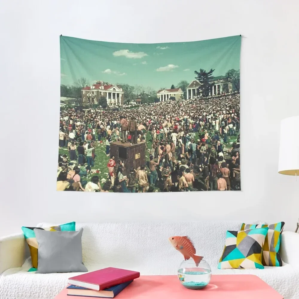 

UVA Easters, 1975 (colorized) Tapestry Things To Decorate The Room Room Decor For Girls Custom Tapestry