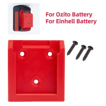 For Ozito  For Einhell 18v Batteries holder  Wall Moun  Devices  Undershelf Holder Mount