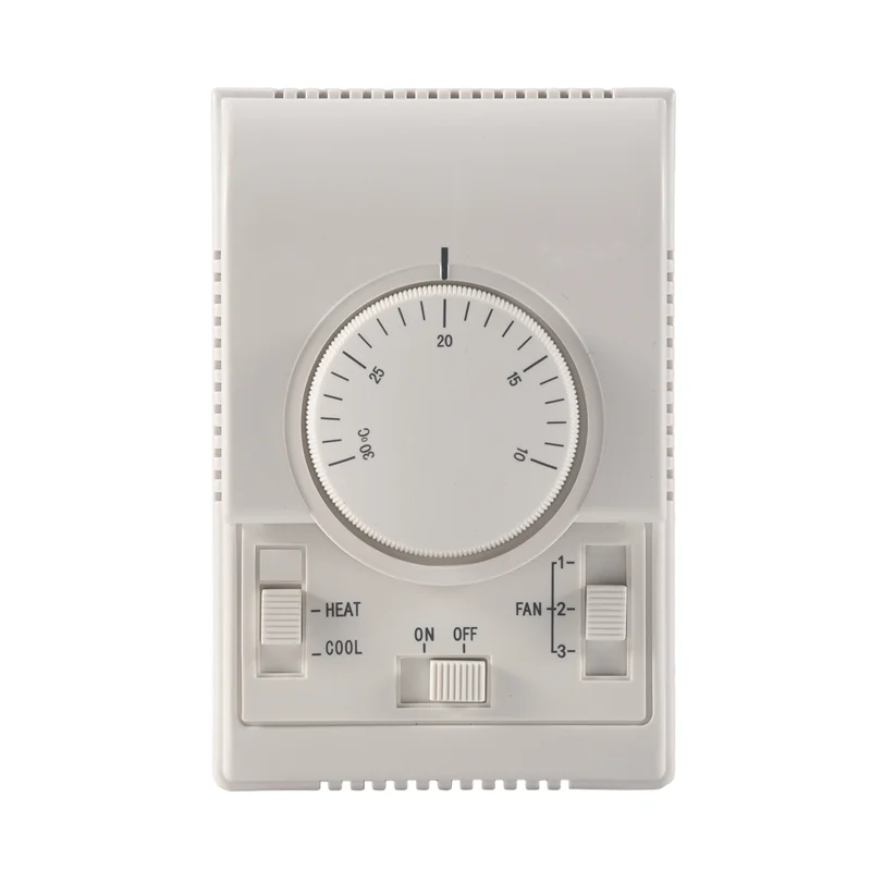 

AC23-MT01 220VAC Room Mechanical Thermostat Air Conditioner Fan Coil Thermostat Temperature Controller Warm