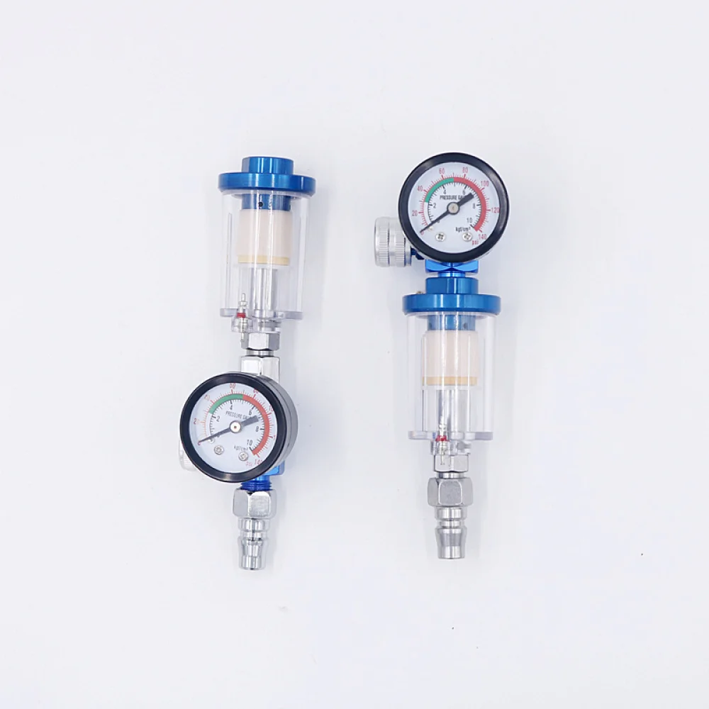 Pneumatic Air Pressure Regulator For Ronghao Paint Applicator Filter Water Oil Separator Gauge Flow Control Valve