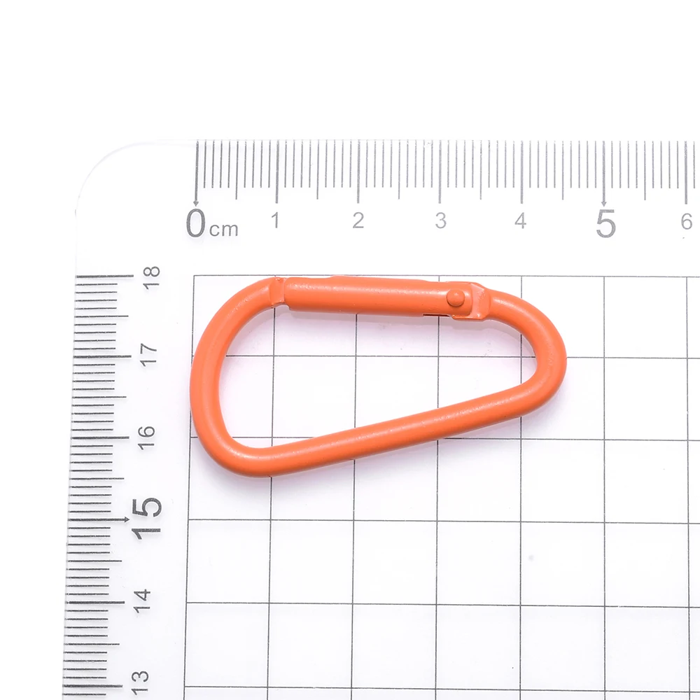 iYOE 5pcs/Lot 45x24mm Mix D Karabińczyk Kolorowy brelok ze stopu Haczyki do tworzenia biżuterii Złącze breloka DIY Findings — zdjęcie 7