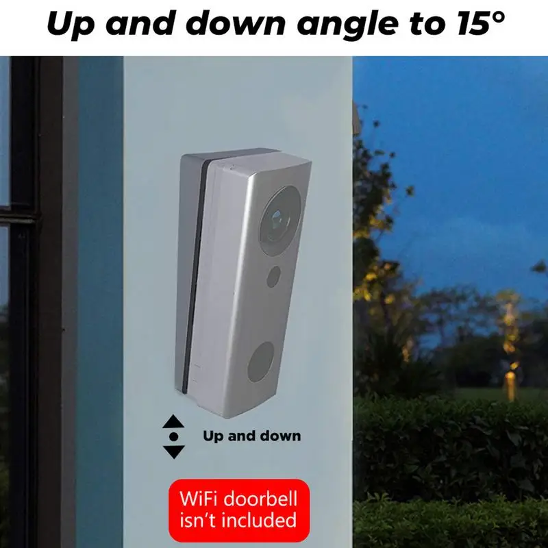 Vídeo Doorbell Mount Anel Titular, Suporte Camera