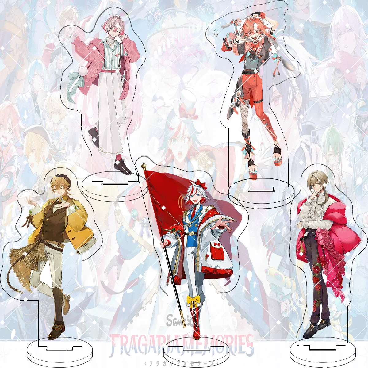 Anime FRAGARIA MEMORIES 15cm Acrylic Stand Figure, keychain Double-sided HD Printing Desktop Decor, Hot Sale Gift for Fans