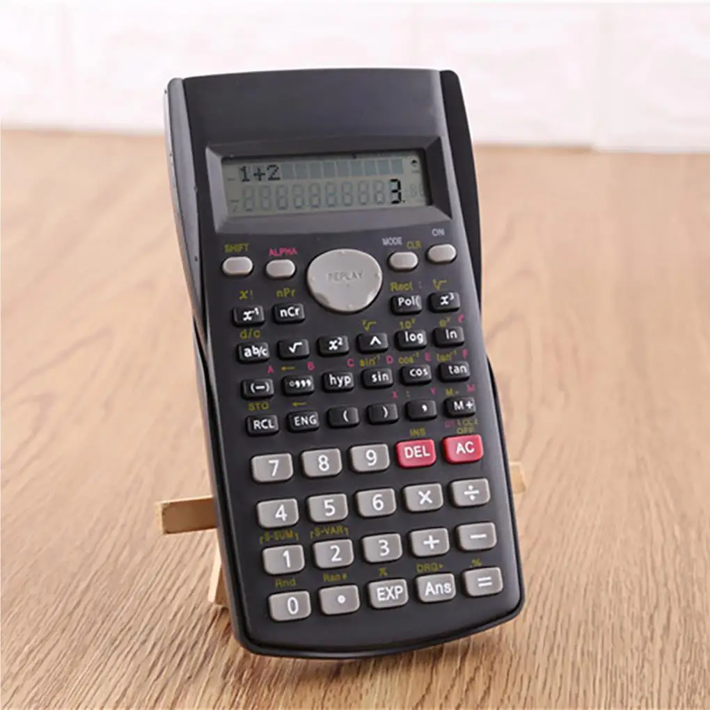 Scientific Calculator Calculation Device Multifunctional Office Accessories Outdoor Dustproof Lid Design Calculation Device