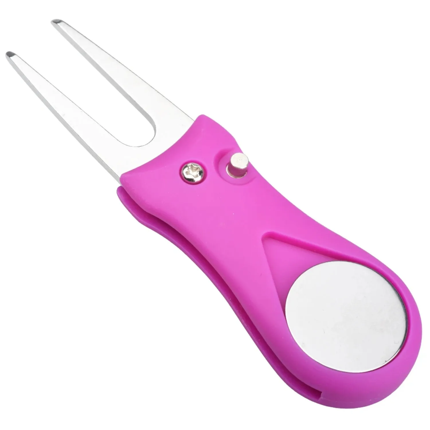 TINSOL 2026 New1PCS Golf Divot Repair Tool Pitch Mark Fork Golf Pitchfork Golf Accessories Foldable Divot Repair Tool view 4