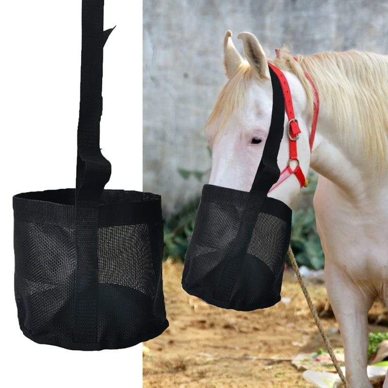 Y1UB Graasvoer Hays Bag Paard Schapen Slijtvaste Feeder Bag Hays Bag Hays Feeder