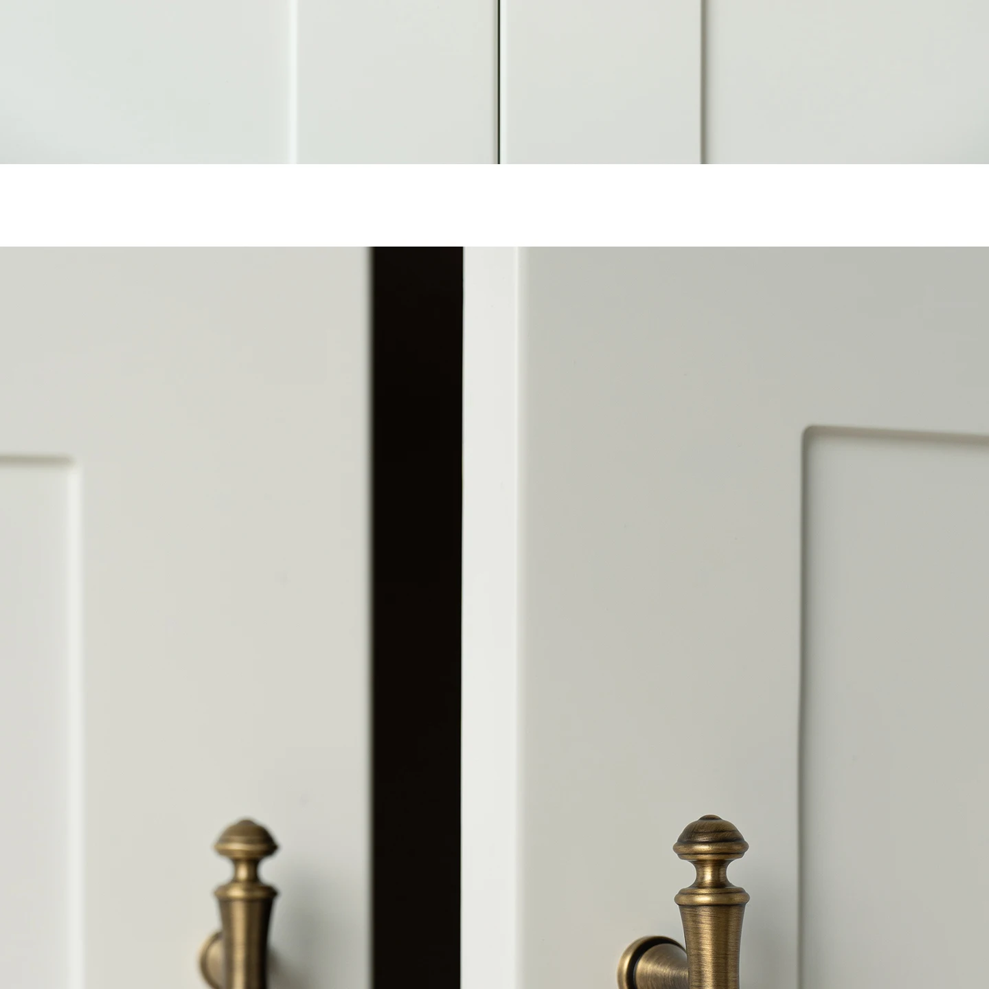 Antique brushed brass cabinet pull 15