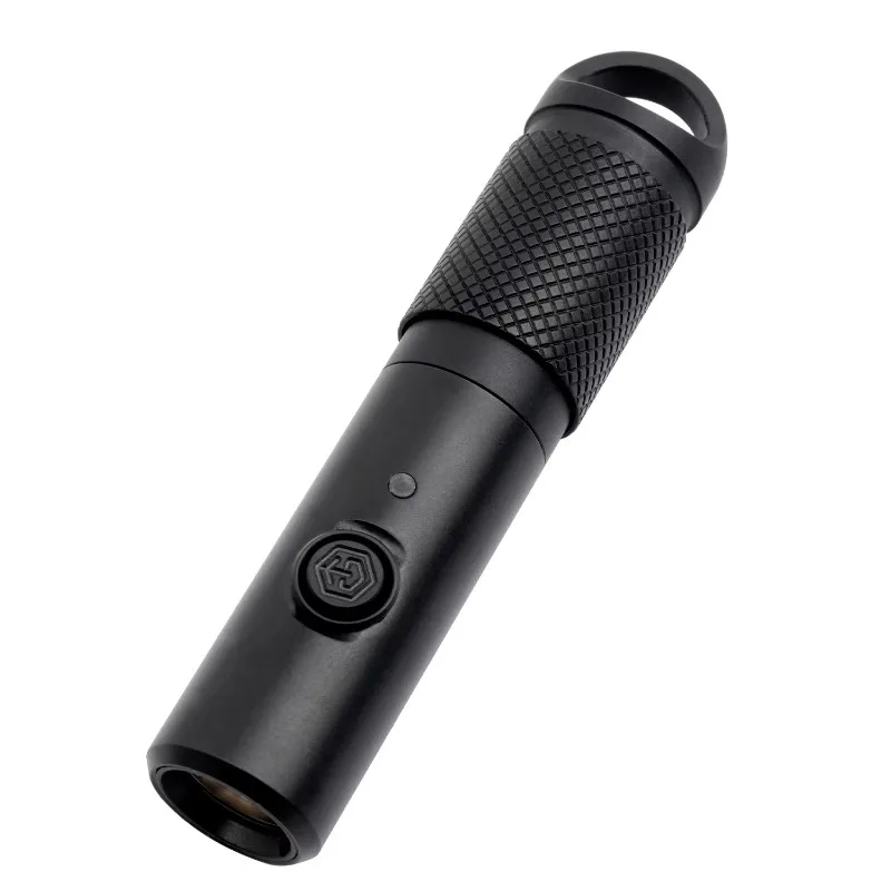 Mini Titanium, Handheld Flashlight Outdoor Survival Practical Lighting Tools Titanium Flashlight