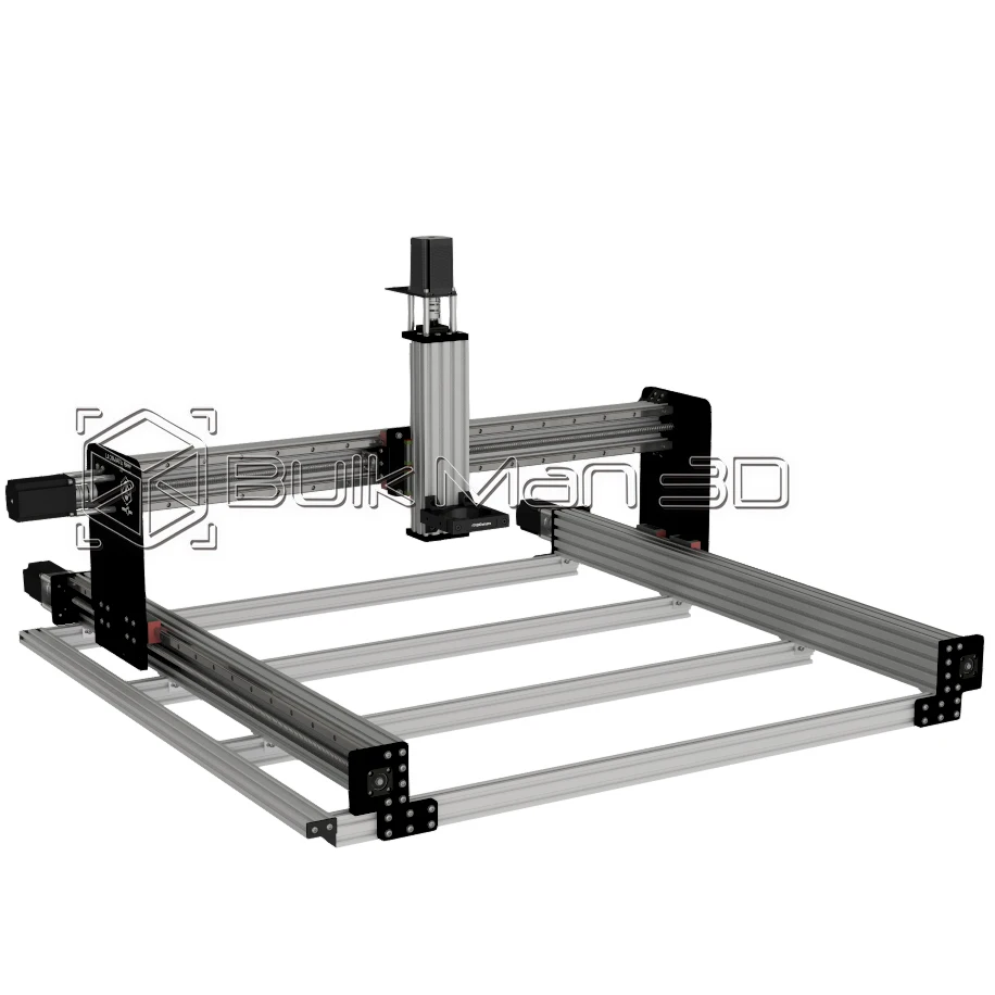 20% de descuento BulkMan 3D ULTIMATE Bee CNC Router Kit mecánico con tornillo de bola transmisión silenciosa grabador de 4 ejes fresadora de madera