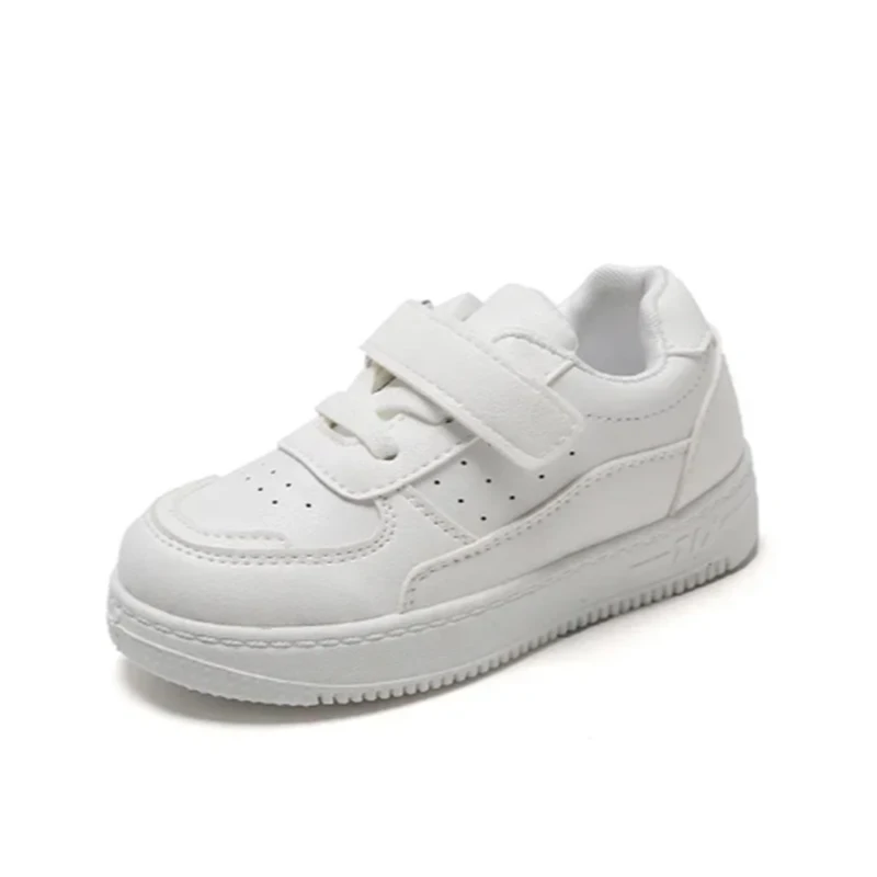 Tenis Sneakers Kids Spring/Autumn New Boys Girls Sports Shoes Casual Board Shoes Leather Soft Soled Children Small White Shoes