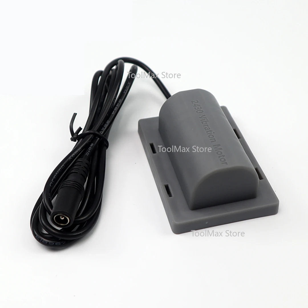 DC12V Micro Vibration Motor with Speed Regulator 4500RPM Frog Feeding Massage Belt Bed Chair Pillow Vibrator