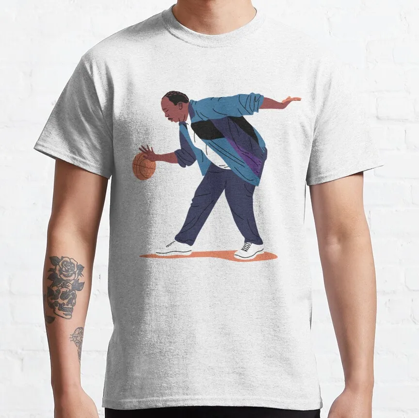 The Office: Stanley From The Office Basketball T-Shirt Classic T-Shirt Custom Aldult Teen Unisex Digital Printing Tee Shirts