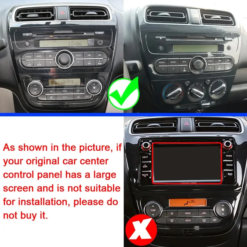 Android 16 Car Radio Multimidia for MITSUBISHI Mirage Spacestar Attrage 2012-2018 GPS Navigation Carplay 2din