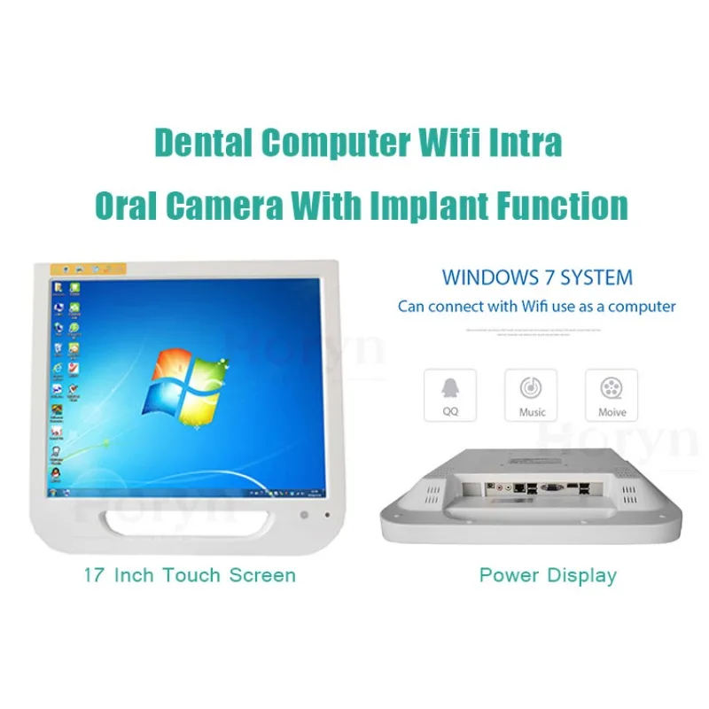 Computer WIFI Connection High Pixel  Intra Oral Camera with Touch Screen LCD Monitor