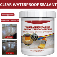 Invisible waterproof Sealant Transparent Sealing Coating Toilet Repair Tools Strong Sealant for Roof Leakage Crack Seepage