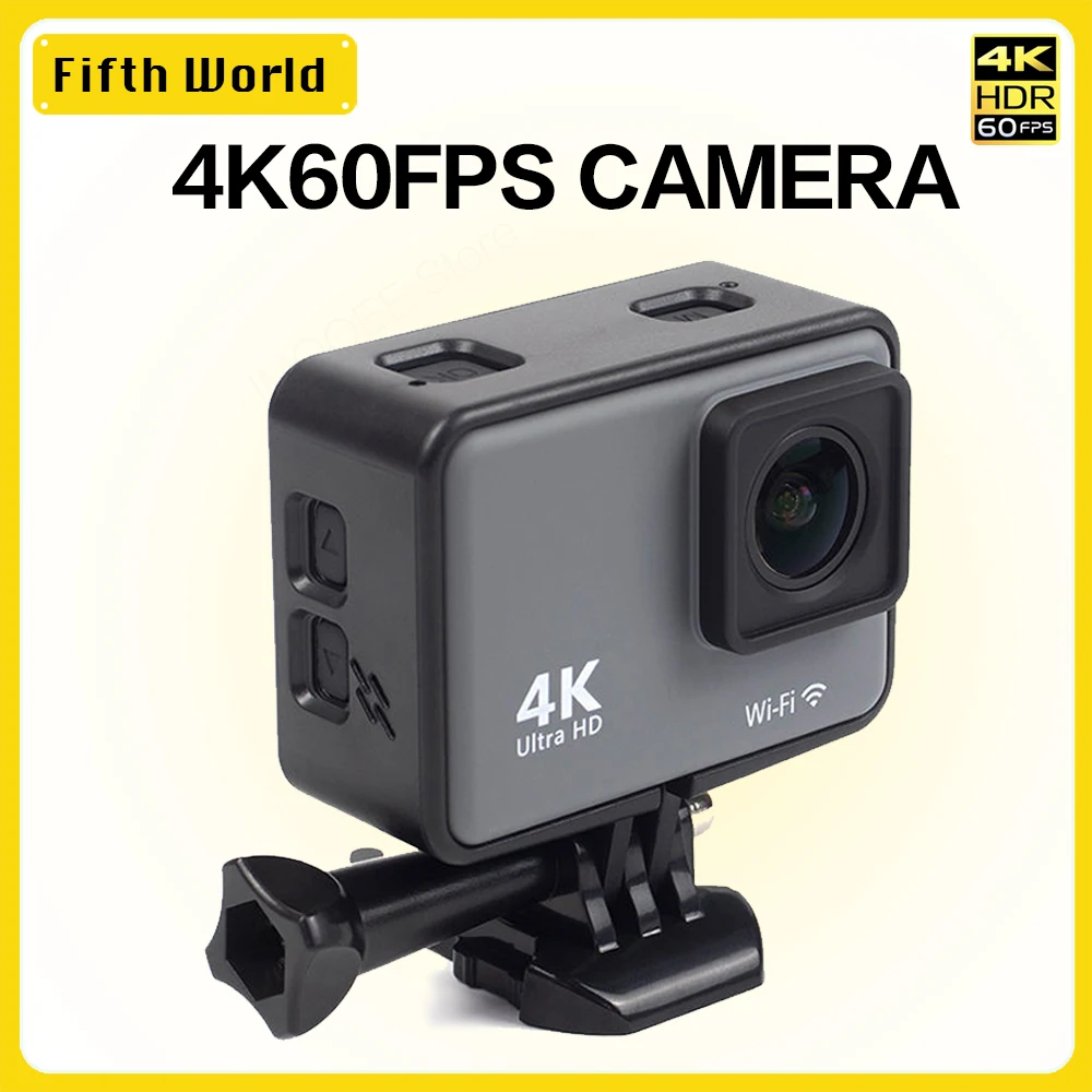 

2024 NEW Action Camera 4K60FPS with wifi remote control, electronic image stabilization, suitable for diving and outdoor sports