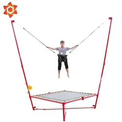 Sport cheap 8ft 6 ft 14ft soft play bungy springfree trampoline/single bungee jumping trampoline