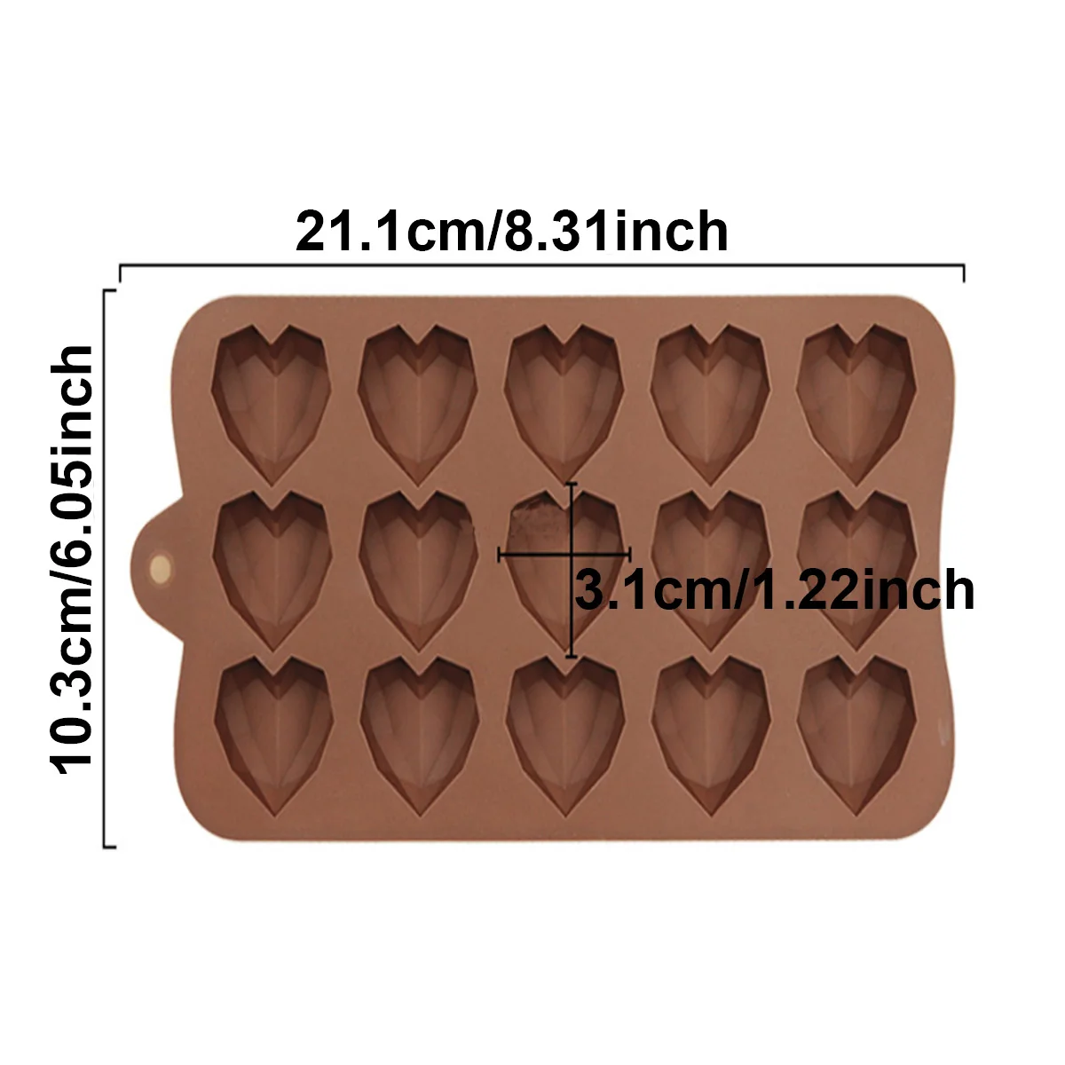 Liebe Silikon Backform Valentinstag Neujahr Ramadan Muttertag DIY Praline Formen Back zubehör Kuchen formen