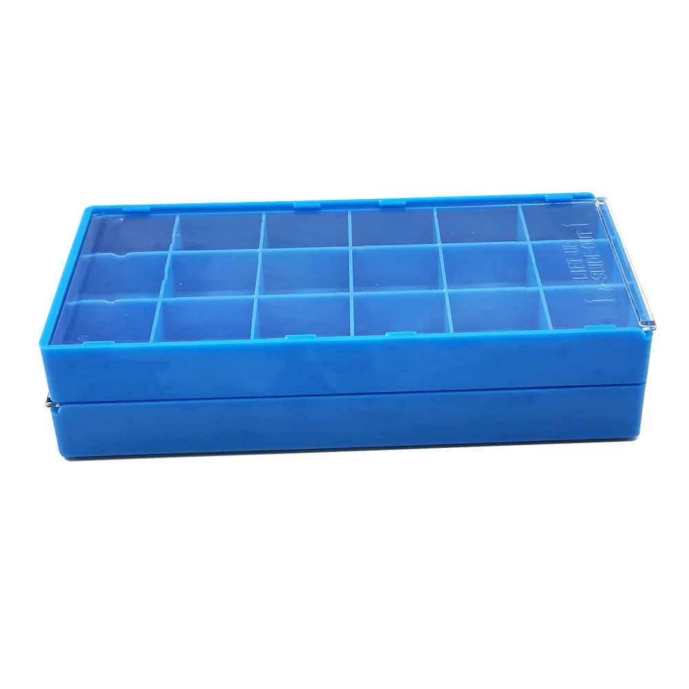 1PC Clear Plastic Storage Box 19.5cm, Dustproof Organizer Container for Small Parts Screws Watch Components