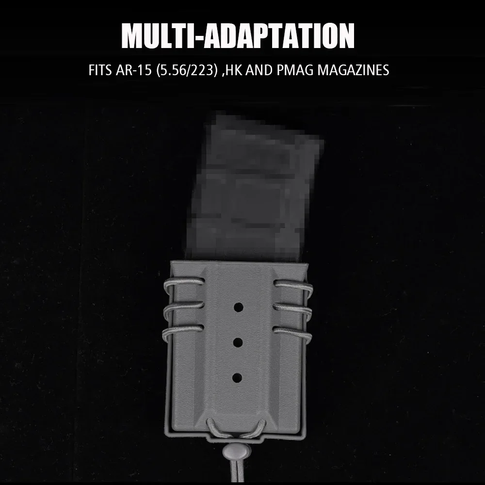 556 Single Mag Pouch for Airsoft M4 AR15 .223 PAMG Tactical Molle Mag Bag Hunting Vest Plate Carrier Belt Urban Assault Gear