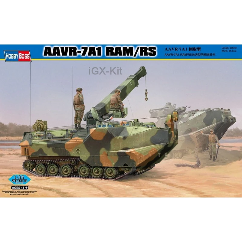 

Hobbyboss, масштаб 82417, 1/35, AAVP7A1, Стандартная оперативная память/RS, транспортное средство, хобби, ремесло, игрушка, пластиковая модель, строительный комплект