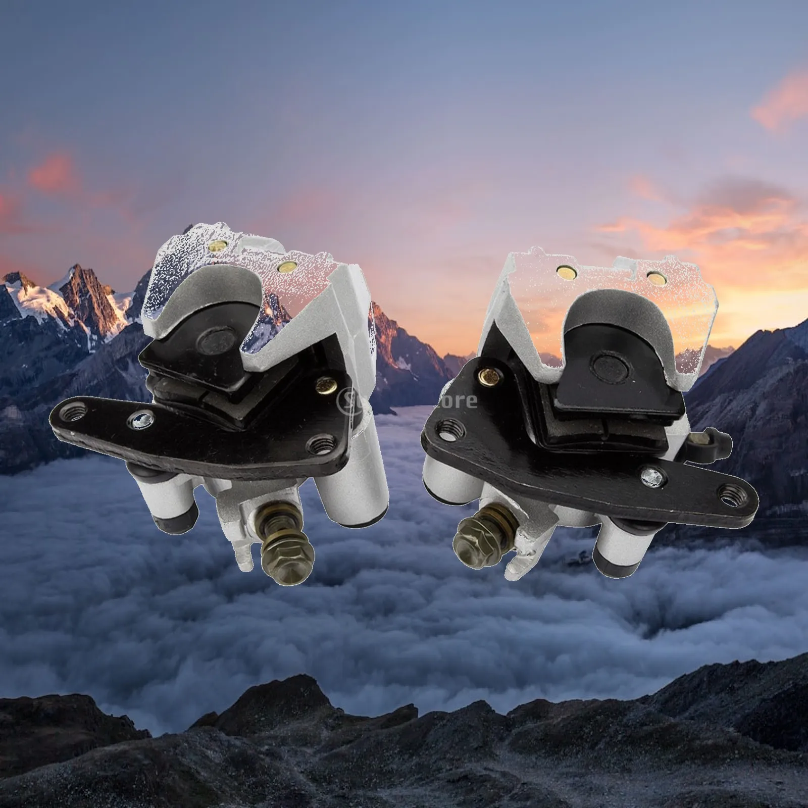 ATV Caliper Brake Replacement for Banshee 350 Bruin Aluminum Alloy Steel Construction Easy Install Routine Maintenance Part