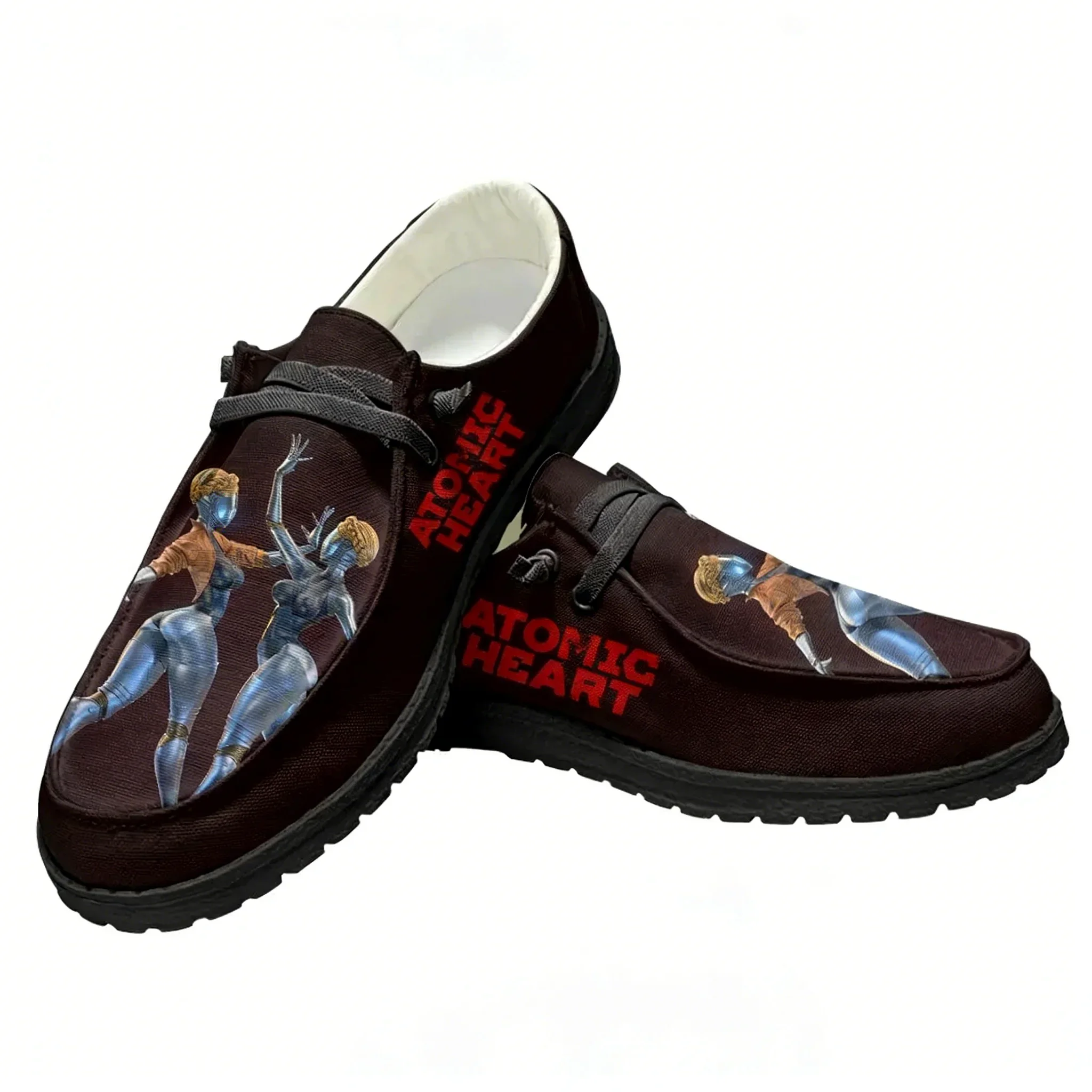 Atomic Heart Casual Shoes Flat Shoe Men Woman Breathable Casual Indoor Outdoor Lightweight Footwear Couple Custom Made Shoe