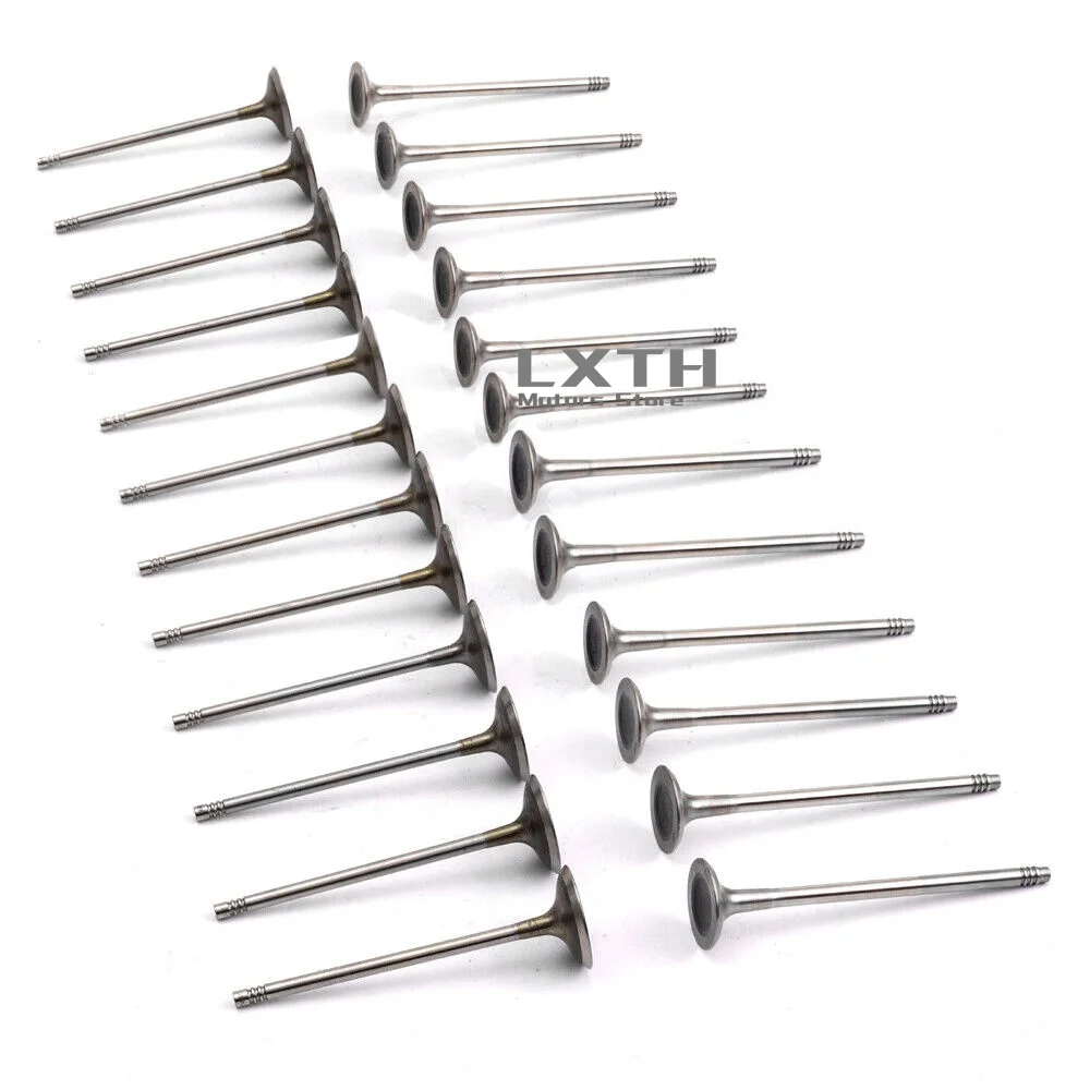 24pcs Intake & Exhaust Valves A11347583777 A11347583779 A11347583780 For BMW 335i X5 X6 E92 F10 F15 F22 F30 F32 N55 3.0