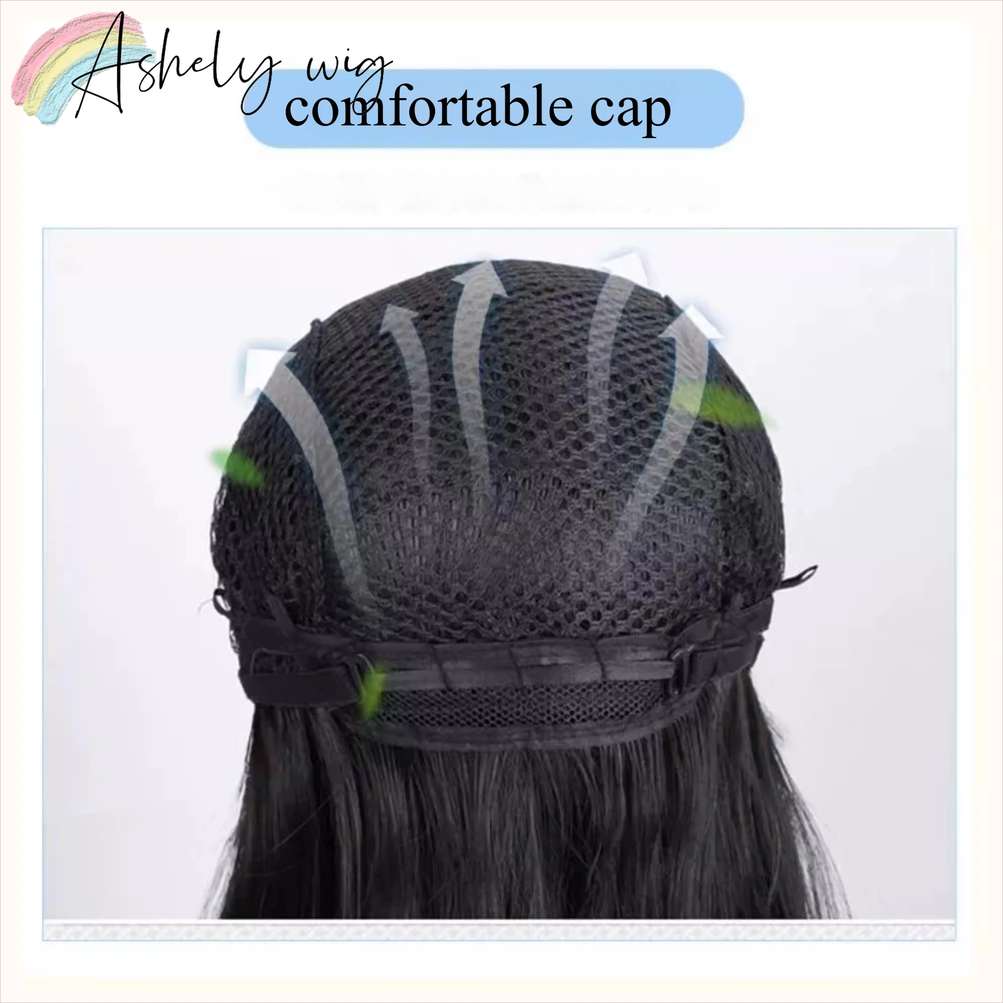 Ashely Half Black Gray Wig with Bangs 26inch Long Straight Wigs Lolita High Temperature Fibers Synthetic Wigs forAll Saints' Day