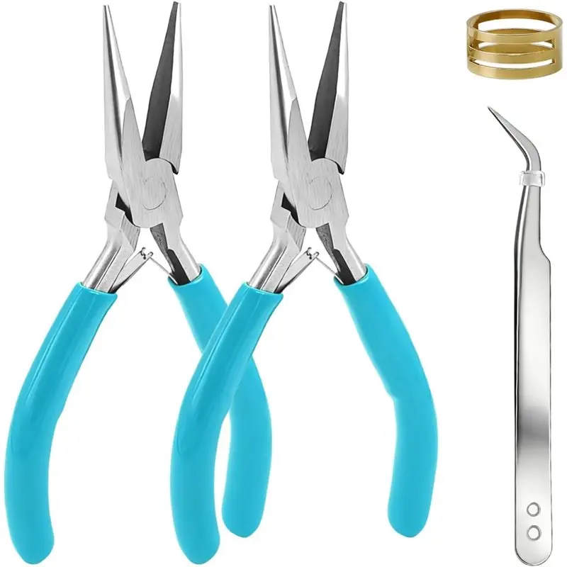 

CYL-2 шт. мини-ювелирные плоскогубцы, набор плоскогубцев для изготовления ювелирных изделий, маленькие плоскогубцы для прыжковых колец, цепочка, набор инструментов для ремонта носа для бисероплетения