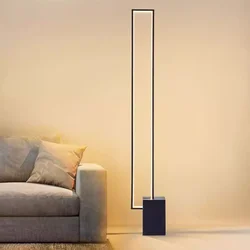 Nordic Geometry Floor Lamp Modern Minimalist Black Stand Lights For Bedroom Bedside Living Room Mood Light Study Standing Lamp