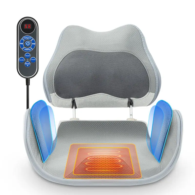 

Ergonomic Home Use Foldable Airbag Massage Seat Cushion Vibrating Lumbar Support for Waist