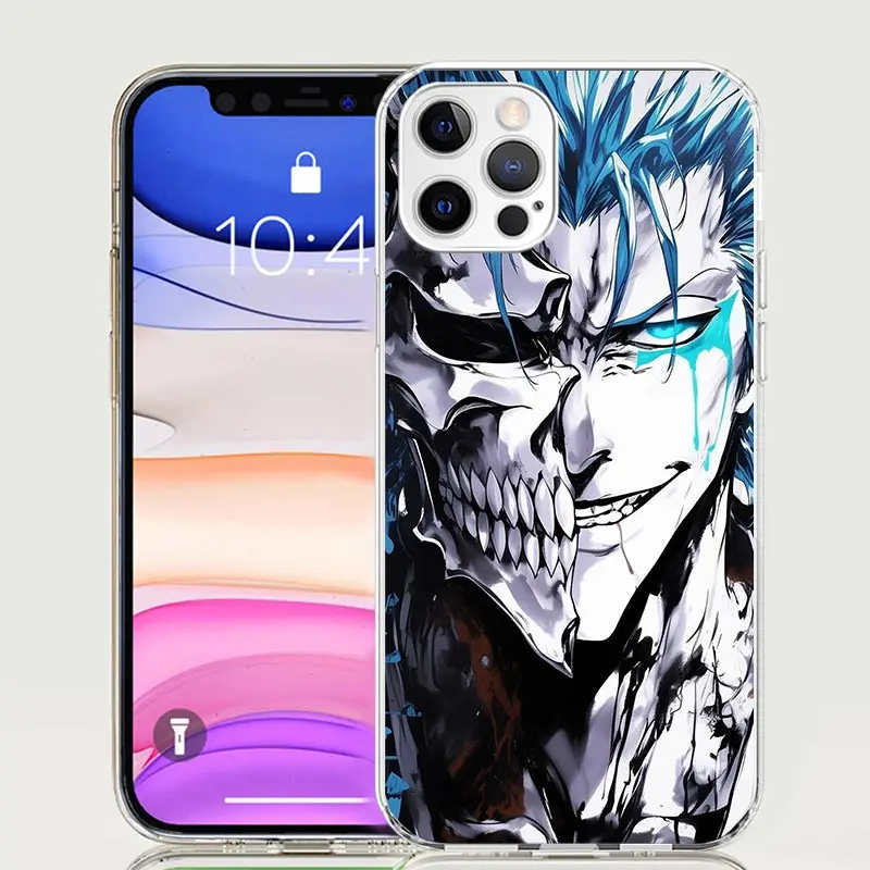 Grimmjow 6 Bleachเคสโทรศัพท์สําหรับiPhone 16 15 Plus 11 14 Pro Max 13 12 Mini XS X XR 7 8 + SEรูปแบบที่กําหนดเองcoqe Cover