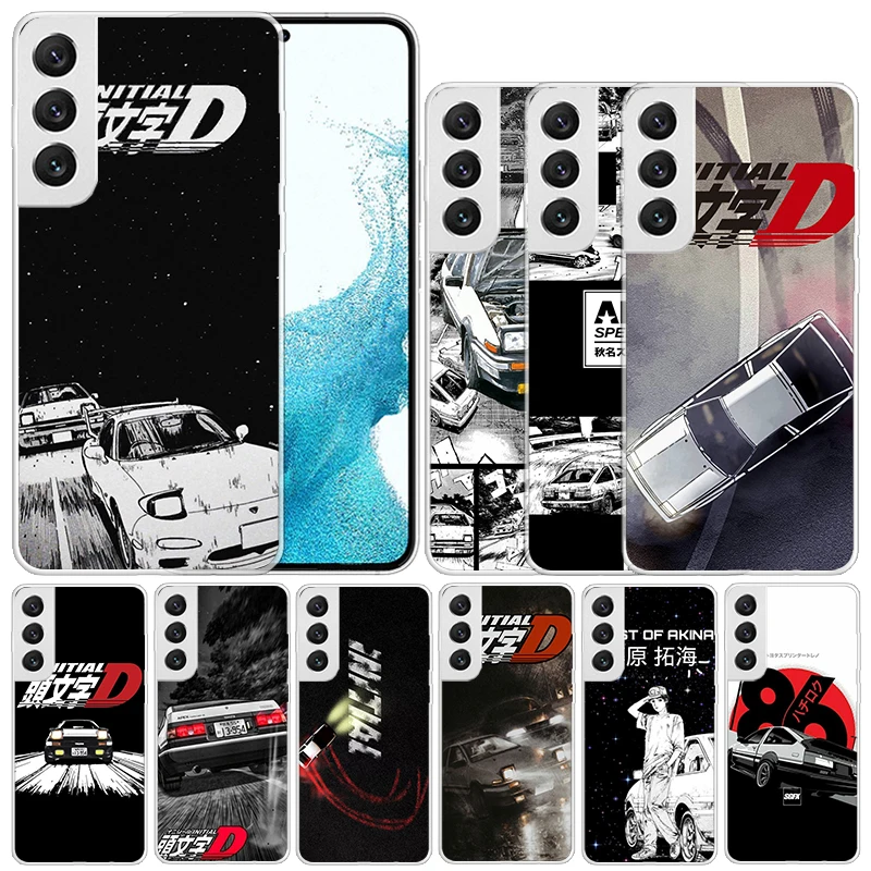 Amine Intital D AE86 Car Soft Cover for Samsung Galaxy S25 Edge S26 S24 S23 Ultra Phone Case S22 S21 Plus S20 FE Print Pattern S