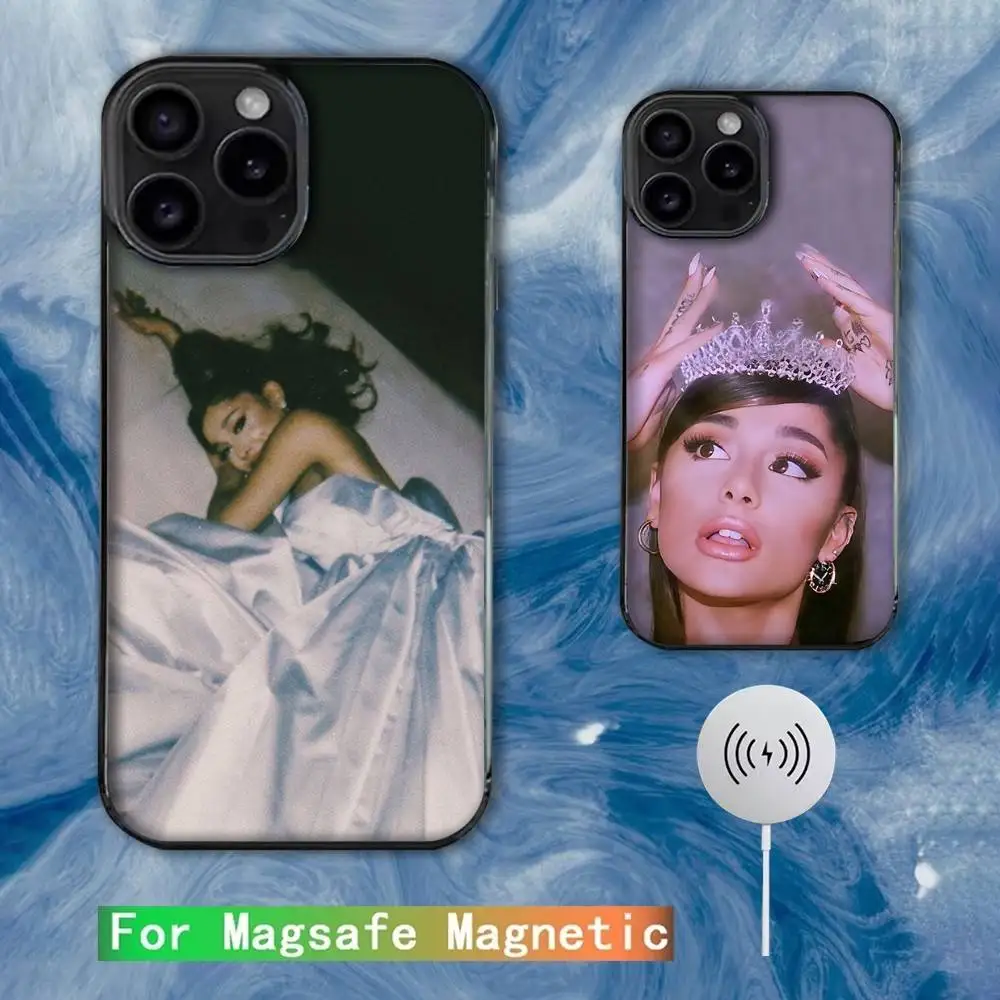 

A-Ariana Singer G-Grandes Phone Case For iPhone 16e,16,15,14,13,12,11,Plus,Pro,Max,Mini Magsafe Magnetic Wireless Charging