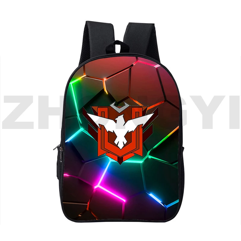 Funny Game Free Fire Garena 3D Backpacks for Teens Girls High Street Big School Bags 16 Inch Korean Casual Travel Bag Unisex