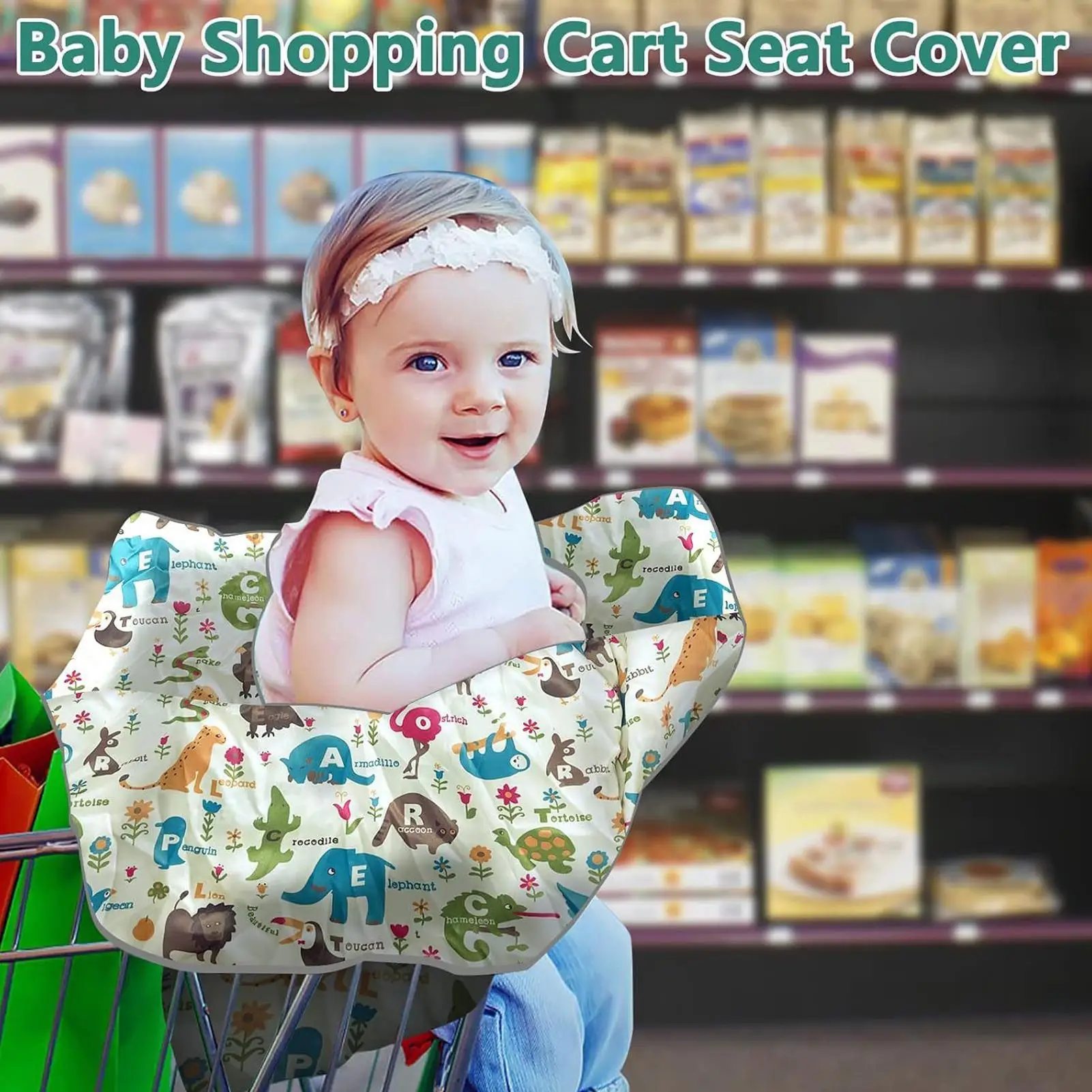 

Сменный чехол для стульчика для кормления, защитный чехол для детской коляски, портативный чехол для тележки для покупок, для использования в ресторанах, путешествиях, дома и при приеме пищи