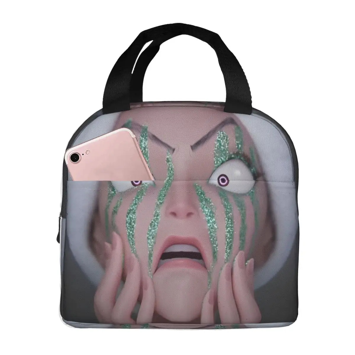 

Insulated Lunch Box Kpop Demon Hunters Huntrix Movie Merch Lunch Container Fashion Cooler Thermal Lunch Box For School