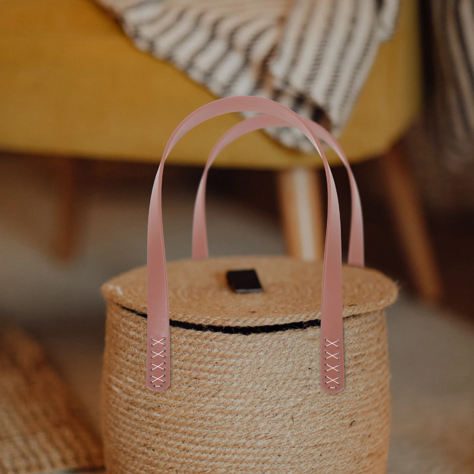 

2Pcs PU Handle Bag DIY Grip Replacement Purse Handles for Making Supplies Unique Style Cross Body Bag Strap