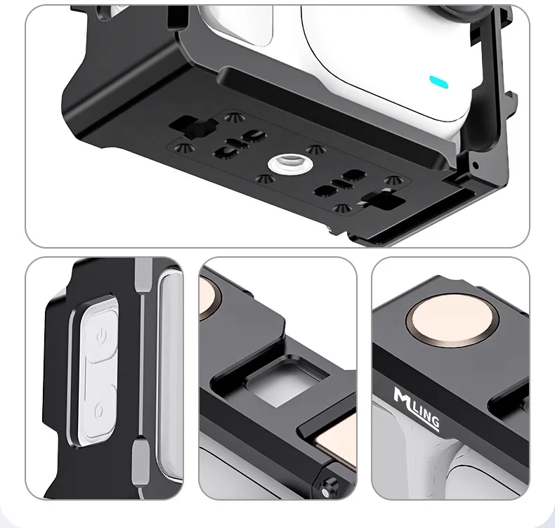 

Aluminum Bezel Case for insta360 GO Ultra Camera Accessories Drop Protection
