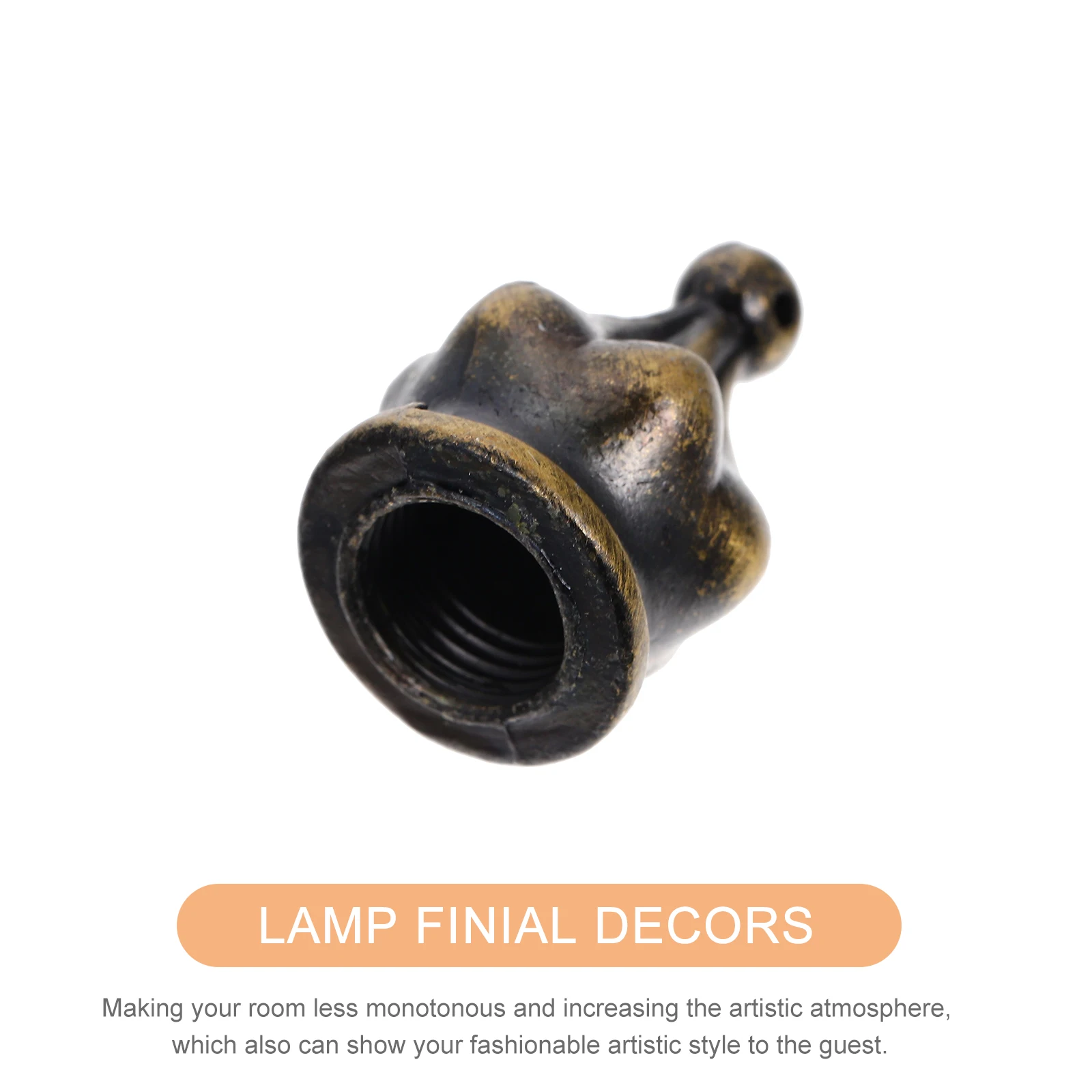 

4Pcs Lamp Finials Zinc Alloy Sturdy Light Knob Decor for DIY Crystal Chandeliers Table Floor Lamps Lamp Finials